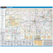PROSERIES WALL MAP: OKLAHOMA STATE (R) picture