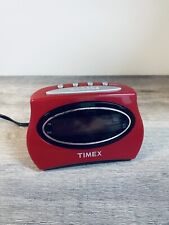 Vintage Timex Red Extra-Loud Alarm Clock Works  picture