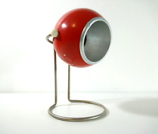 Vintage Space Age Design Eyeball Lamp, Red, Mid Century Modern 1970s picture