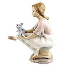Lladro BEST FREND 1993 Members only Figurine BRAND NEW  7607 Girl With Tady Bear picture
