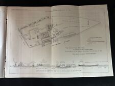 1889 Industrial Illustration/Drawing U.S. Navy Yard at League Island Penn. picture