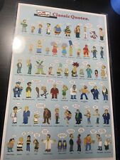 The Simpsons Rare Print, Huge Case Topload. Classic Quotes. Every Simpson. picture
