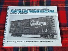SANTA FE RAILWAYS REFERENCE SERIES FURNITURE AND AUTOMOBILE BOX CARS VOL 3 picture