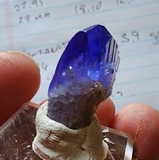 Choice Rare Tanzanite Crystal From Tanzania Collectors Piece Shocking Color 23mm picture