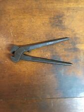 Antique Forged Dovetailed Horseshoeing Nippers Heavy duty Blacksmith Nippers picture