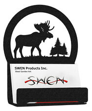 SWEN Products MOOSE Black Metal Business Card Holder picture