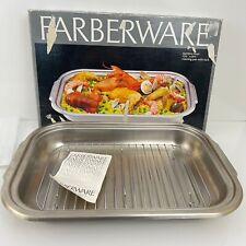 Vintage FABERWARE 720 Stainless Steel Roasting Pan with Rack Box picture