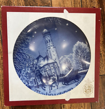 NIB Bareuther Weibnachten 1988 Christmas Collector Plate Bavaria Germany picture