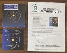 COLDPLAY FULL BAND SIGNED MUSIC SPHERES CD ART CARD BAS Beckett COA Autographed picture