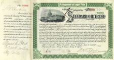 Standard Oil Trust signed by Lamon V. Harkness, Archbold, and Tilford - 1896 dat picture