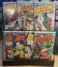 THE ATOM-SEVEN ISSUE LOWER GRADE SILVER AGE DC LOT 5/7/10/11/13/17/25 picture
