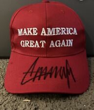 Donald Trump 45th President Signed “Make America Great Again” Baseball Cap COA picture