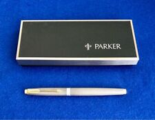 Parker 75 Sterling Silver Color Fountain Pen 14K  F Limited Edition picture
