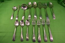 15 pc 1847 Rogers Bros Antique Stainless Flatware Set,Ladle,Serving Spoons,Forks picture