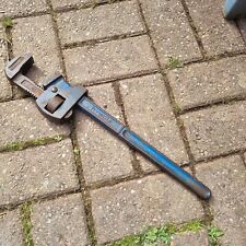 RECORD No8 STILLSON PIPE WRENCH - DROPED FORGED STEEL - MADE IN ENGLAND picture