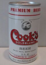 Cook's Goldblume Beer Heileman Brewing Georgia Stamped in Black on Top of Can picture