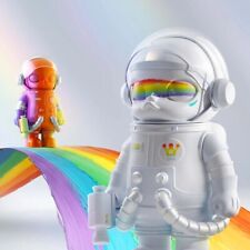 POPMART GENUINE MEGA SPACE MOLLY 400% Rainbow MODEL picture