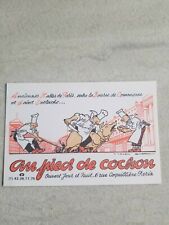 Au Pied De Cochon Restaurant Paris France Postcard - Julia Child Favorite, Rare picture