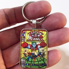 Captain Planet and The Planeteers #12 Cover Key Ring or Necklace Cartoon Comic picture