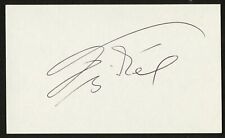 Theodore Bikel d2015 signed autograph 3x5 index card Actor The Defiant Ones R607 picture