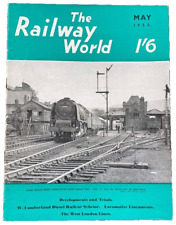 1955 THE RAILWAY WORLD Vintage Magazine Train Locomotive Railroad Trains RR picture