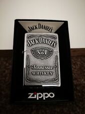 New Jack Daniels Silver Original Genuine Zippo Lighter picture
