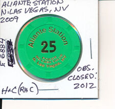 $25 CASINO CHIP -ALIANTE STATION N LAS VEGAS NV 2009 H&C(RHC) #E6884 OBS CL 2012 picture
