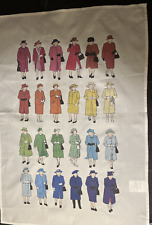 Vintage Decorative Kitchen  Towel Queen Elizabeth Coats  Collection  23 x 16