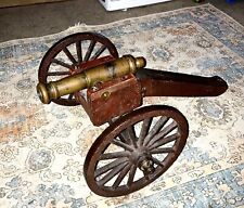 Original 1880-1920 Miniature Bronze Antique Field Signal  Cannon picture