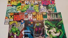 THE INCREDIBLE HULK #379 383 384 386 388 397 398 LOT OF 7 NEWSSTAND DALE KEOWN picture