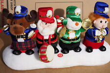T.L. Toys Musical Christmas Band Plush Rare Vintage Decoration Animated Santa picture