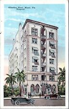 Miami Florida Postcard Alhambra Hotel 1927 JD picture