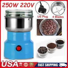 220V Electric Coffee Grinder Grinding Milling Bean Nut Spice Matte Blender Dry picture