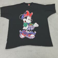 Mickey Unlimited Jerry Leigh Shirt Adult 2XL* Black Minnie 90s VTG Single Stitch picture