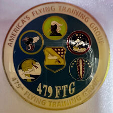 rare 2002 authentic us airforce 479th flying training group challenge coin 1.75