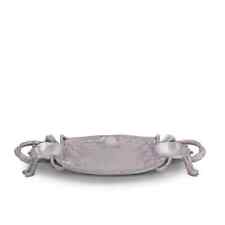 NEW Arthur Court Serving Tray Silver Crab Dish 24