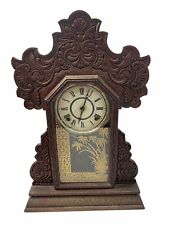 Antique Ingraham Gingerbread Clock Needs Cleaning Or Minor Repair picture