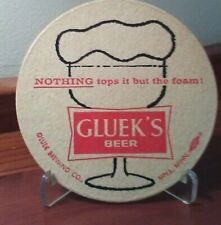 Gluek's Beer Coaster  #388 