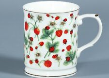 GRACE TEAWARE ALPINE STRAWBERRY Fine Porcelain TANKARD Mug picture