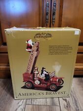 Gold Abel Collection Santa Fire Truck Animated Plays 18 Songs picture