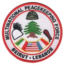 Multinational Peacekeeping Force Beirut Lebanon Patch picture