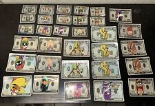 1997 Looney Tunes Fake Play Money Fridge Magnets Various Character Lot READ picture