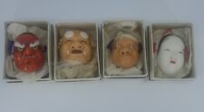 antique mini masks made in japan picture