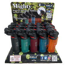 Mighty Angle Double Flame Windproof Eagle Torch Jet Lighters New 15 Pack picture