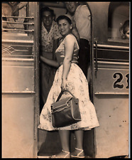 CUBA CUBAN ACTRESS RAQUEL REVUELTA ALLURING POSE 1940s PORTRAIT ORIG PHOTO 400 picture