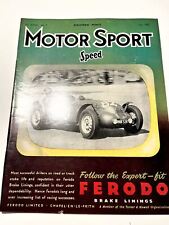 Vintage Motor Sport Speed Magazine Vol. XXVIII, No. 7 July 1952 picture