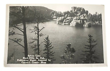 RPPC Black Hills SD Sylvan Lake Canedy Camera Shop EKC 1930-1940s postcard HQ11 picture