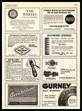 1922 Gurney Ball Bearings Jamestown NY Parker Shur-Grip File Handle Print Ad picture