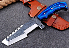 Wildlife Bushcraft Tactical Tracker Hunting Knife -Hand Forged Carbon Steel 2799 picture