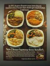 1987 Stouffer's Dinner Supreme Ad - Over 25 Years Didn't Get Much Better picture